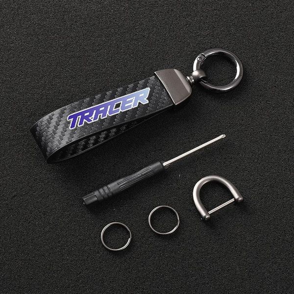 

keychains for yamaha mt09 tracer 900 gt mt 09 xsr 2021-2021 leather motorcycle keychain accessories, Silver