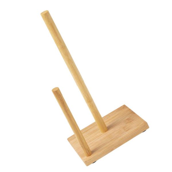 

tissue boxes & napkins 1pc wooden holder roll paper stand organizer kitchen rack