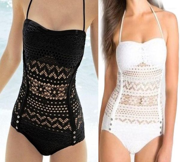 

women's swimwear women's wholesale- 2022 one piece swimsuit bathing suit women set bodycon bodysuit beachwear halter monoki, White;black