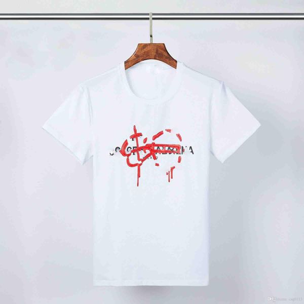 

2021 new summer fashion designer t shirts for men luxury letter embroidery mens women clothing short sleeved tshirt men tees, White;black