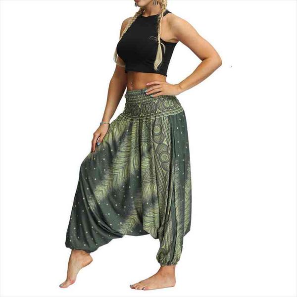 

thai harem trousers boho pants women casual loose trousers baggy boho aladdin jumpsuit leggings for fitness pants pantalones, Black;white