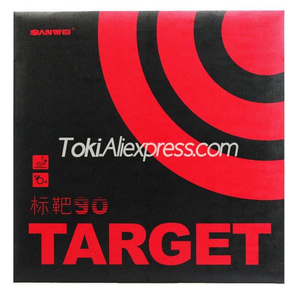 

table tennis raquets sanwei target 90 (90% sticky) rubber pong sponge