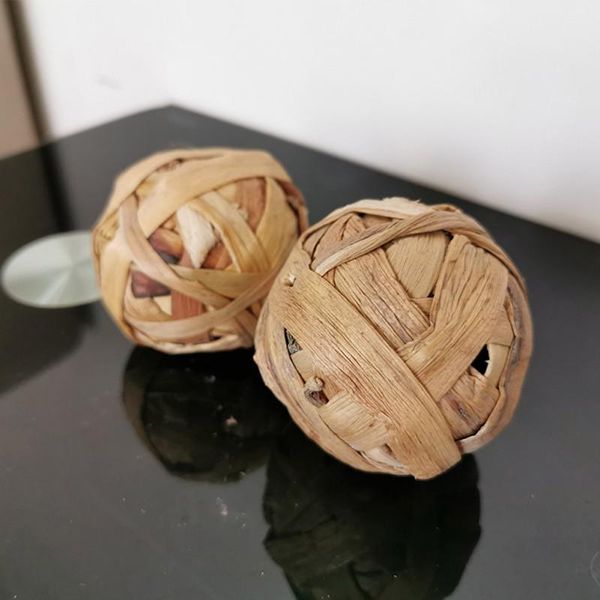 

small pet hamster bite toy 7cm diameter grass ball animal supplies