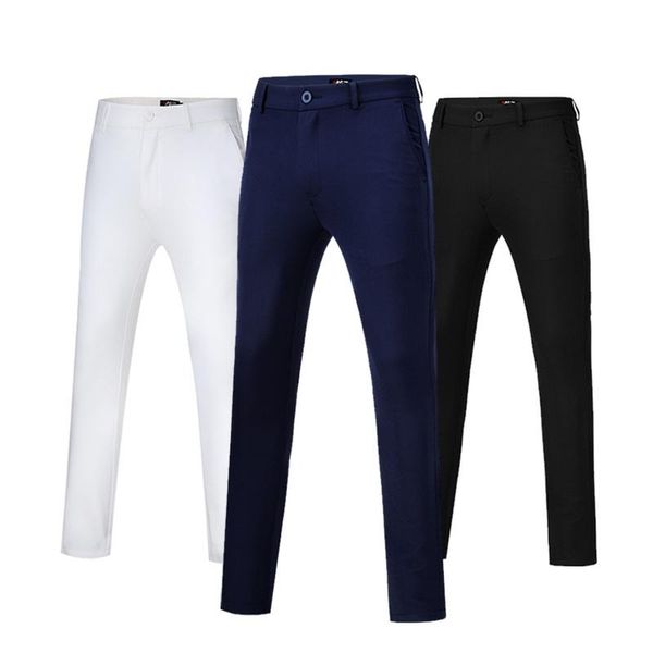 

running pants 2021 summer mens professionally golf clothing outdoor sports breathable quick-drying sunscreen trousers, Black;blue
