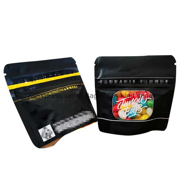 

jungle 3.5g mylar bags ((empty bags)) boys 210325