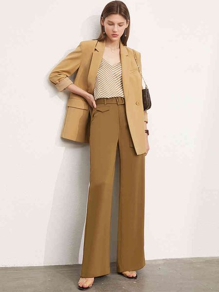 

women's pants & capris calÃ§a minimalista feminina , elegante, de cintura alta, larga, para escritÃ³rio, mulheres, 12140524 l6b7, Black;white