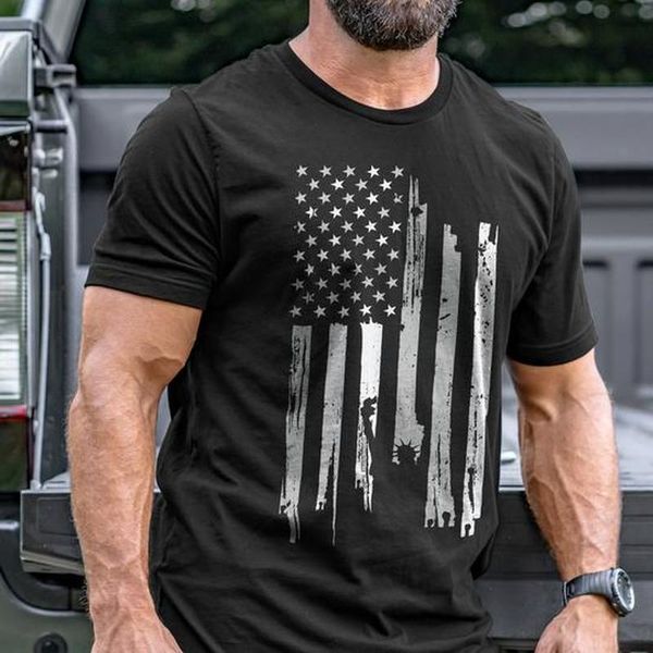 

comfortable men's 3d printed t-shirt graphic optical illusion short sleeve party street punk goth crew neck summer 100% cotton, White;black