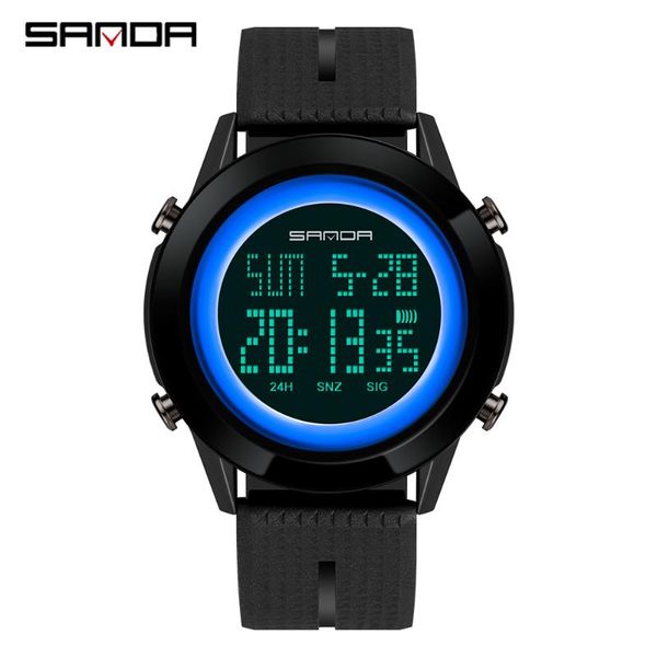

wristwatches digital watch men sport watches for waterproof alarm clock multifunction outdoor male relogio masculino, Slivery;brown