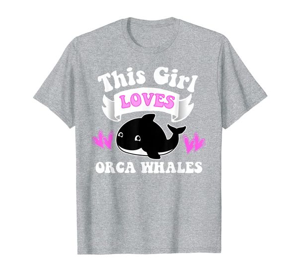 

this girl loves orca whales cute baby killer whale toddler t-shirt, White;black