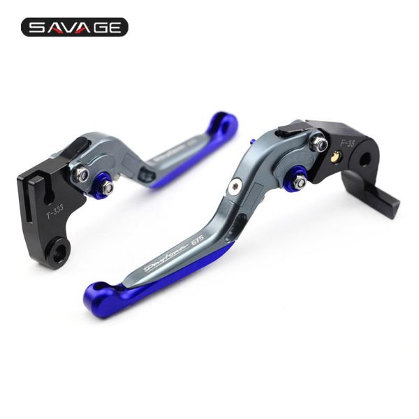 

motorcycle brakes brake clutch lever for daytona 675 2006-2021 14 12 10 08 accessories adjustable folding extendable logo