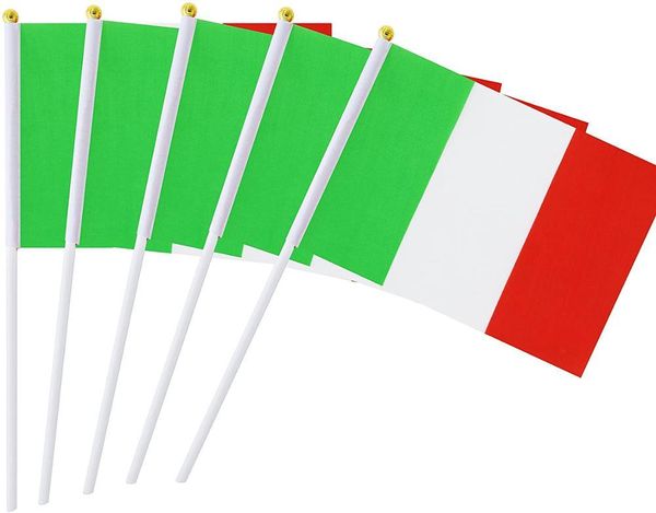 

party decoration italy hand held small flag national country flags decorations supplies for parades world cup international festival