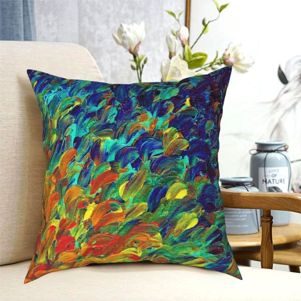 

pillow case follow the current bold colorful abstract square pillowcase polyester creative zip decorative for bed cushion cover