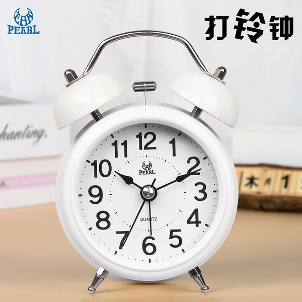 

metal bell children's bedroom bedside student dormitory mute small snooze alarm clock