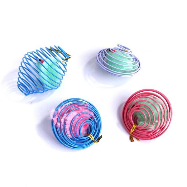 

cat toys plush kitten for small and large cats elastic in the shape of mice household pet accessories