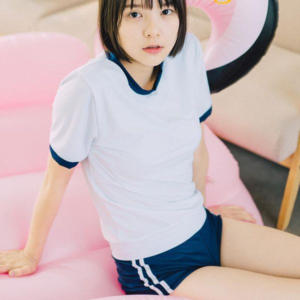 

one-piece suits women swimwear body japanese swim wear japan school kawaii split swimsuit set student sport bathing