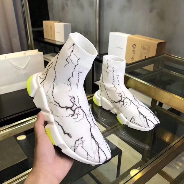 

alexander designer sock sports speed trainers trainer luxury women men runner shoes sneakers sneaker fashion socks boots shoe platform clear, Red;white