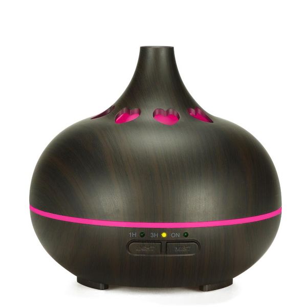 

essential oils diffusers 150ml ultrasonic air humidifier aroma oil diffuser with wood grain 7 color changing led lights for office home