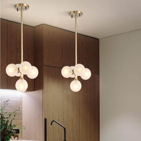 

chandeliers nordic post-modern glass chandelier, american luxury bedside hanging lam, simple living room dining bar, led chandelier lighting