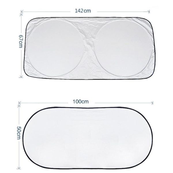 

sun block car visor sunshade waterproof 6pcs/set accessories breathable front rear parts side