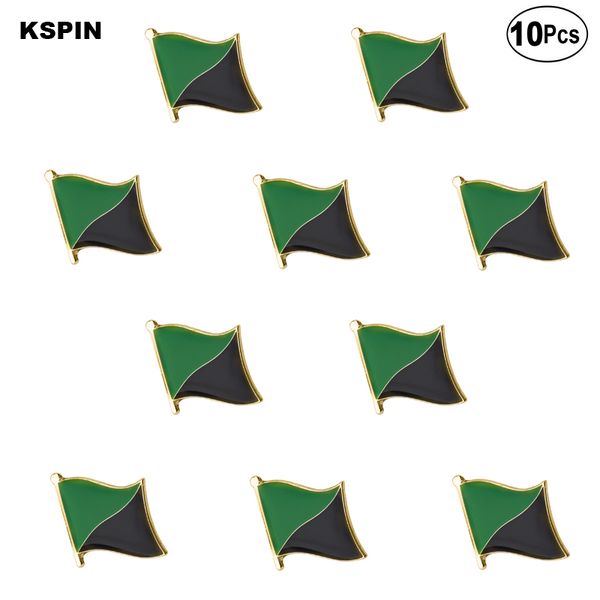 

green-black metal lapel pin lapel pin flag badge brooch pins badges, Gray