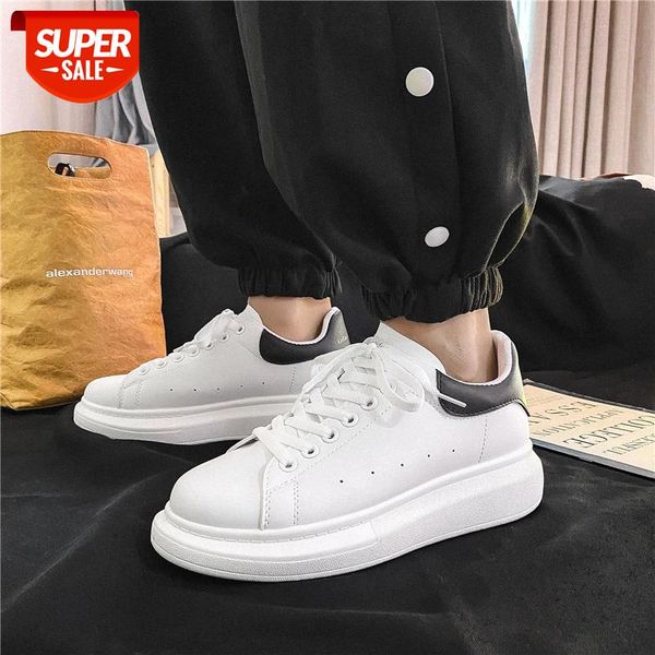 

summer men's shoes korean low-fashion trend casual lightweight thick-soled couple small white #ik0z