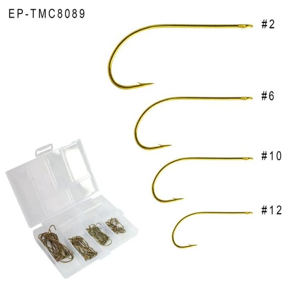 

fishing hooks eupheng bass bug hook straight eye fine wire forged 80pcs ep-tmc8089