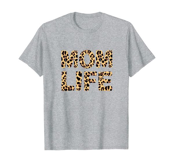 

mom life t-shirt leopard print mom pride quote tee shirt, White;black