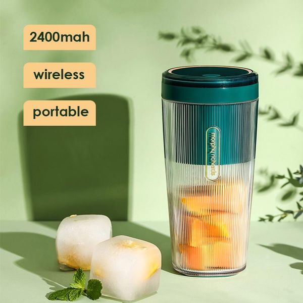 

blender mr9800 portable mixer 2400mah outdoor sports office mini juicer 300ml juice milkshake mkaer blener