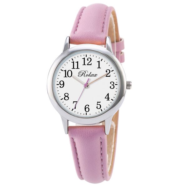 Orologi da donna Cinturino in pelle da 31 mm Orologi da polso casual moderni Orologio da polso impermeabile Movimento Orologio al quarzo Regali per donna