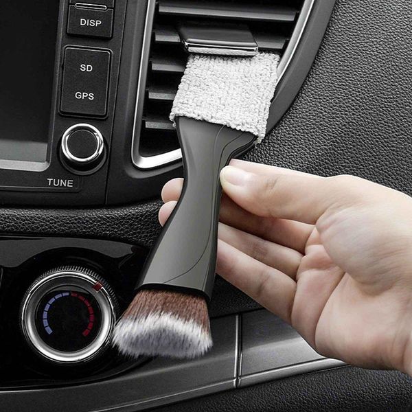 

car sponge air conditioner brush outlet cleaning interior tool dust removal in the