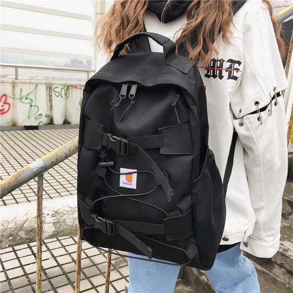 

school bags korean backpack harajuku schoolbag casual large capacity for students women's travel bag fashion trend