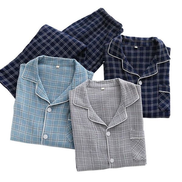 

fall amp spring men women sleepwear lace and full cotton simple style pajamas set couples turn down collar sleeve plaid, Black;red