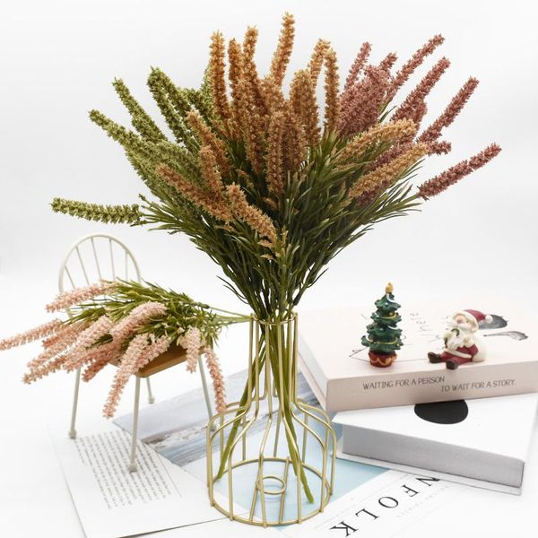 

artificial flower malt grass provence lavender green plant ins wind wholesale wedding christmas decoration for home craft decorative flowers