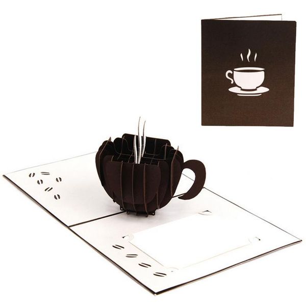 

up coffee greeting cards christmas birthday valentine invitation t3ea