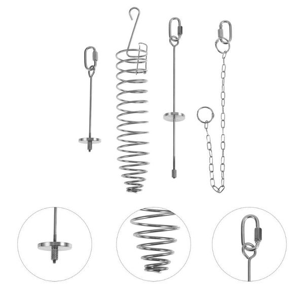 

other bird supplies 4pcs food holders stainless steel for