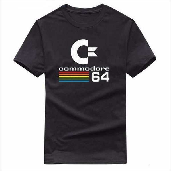

verano commodore 64 camisetas mens t shirt c64 sid amiga retro 8 bit ultra cool diseo camiseta vinilo hombres ropa, White;black