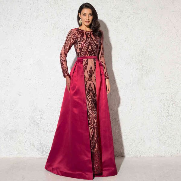 

stretchy walk length prom dress with green train sequins the neck dressed in sleeves at night, Black;gray