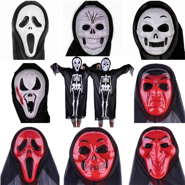 

140g halloween masquerade party headgear scream scary devil mask