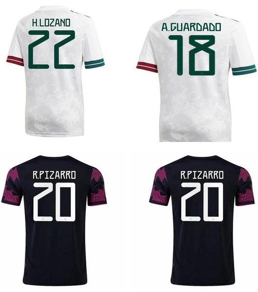 

2021 2122 mexico soccer jersey fans player version special national copa america 20 21 22 chicharito lozano guardado carlos vela raul men, Black;yellow