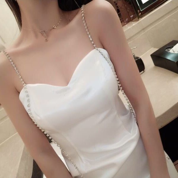 

casual dresses dress women clothes french minority temperament nightclub women's suspender skirt small black party s wnj5, Black;gray