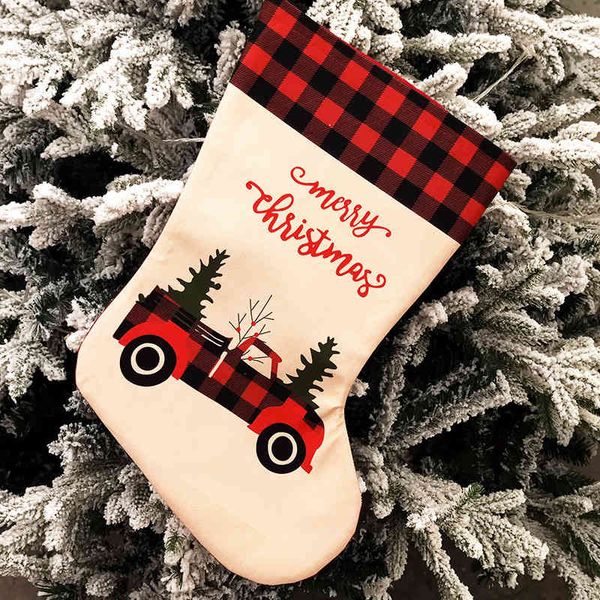 

decorative supplies cartoon lattice car tree christmas candy stockings gift bag