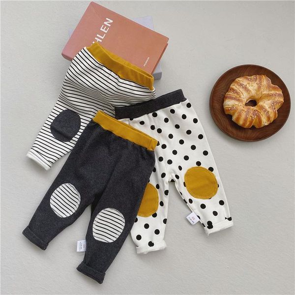 

trousers hayana 2021 autumn baby girl clothes dot leggings cotton pants casual boy clothing, Blue