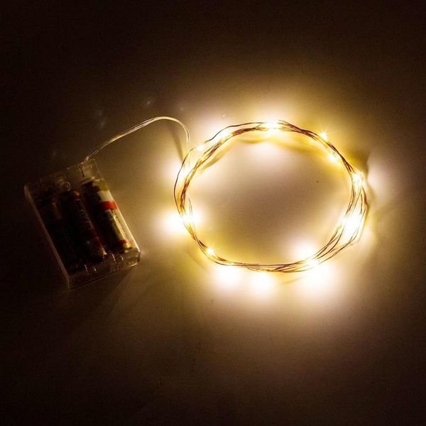 

pieces/lot 2m/20 lights blinking electric commercial light string battery operated led for party wedding decor decoration