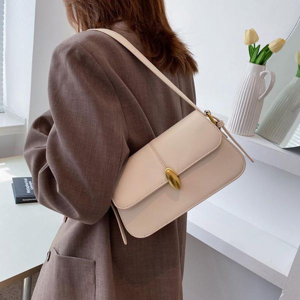 

evening bags wide strap shoulder for women crossbody 2021 solid color lady messenger bag small pu leather ladies handbags white