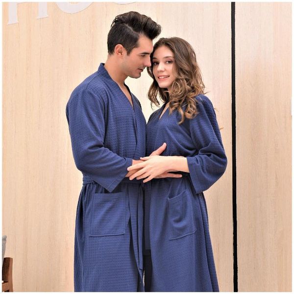 

women's sleepwear spring bath robe thin bathrobes absorbent loose pajamas men and home clothes couple nightgowns women, Black;red