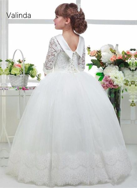 

girl's dresses first communion half sleeves flower girl dress for wedding birthday party kids clothing, Red;yellow