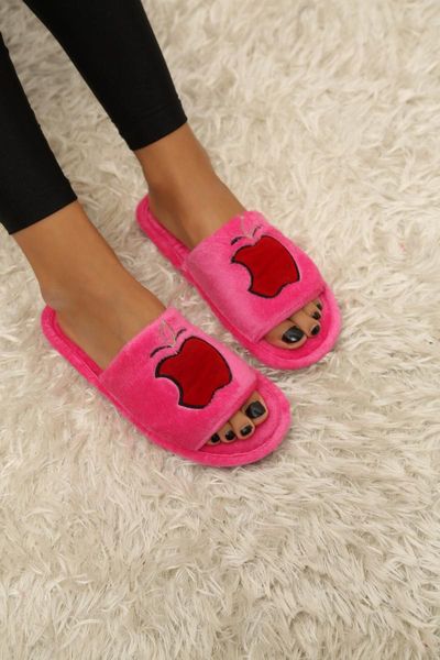 

slippers women's pink home slipper, Black