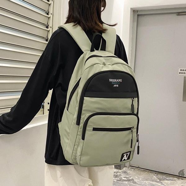 

backpack women waterproof school bags for girls trendy men large capacity female tooling college backpacks teens 2021