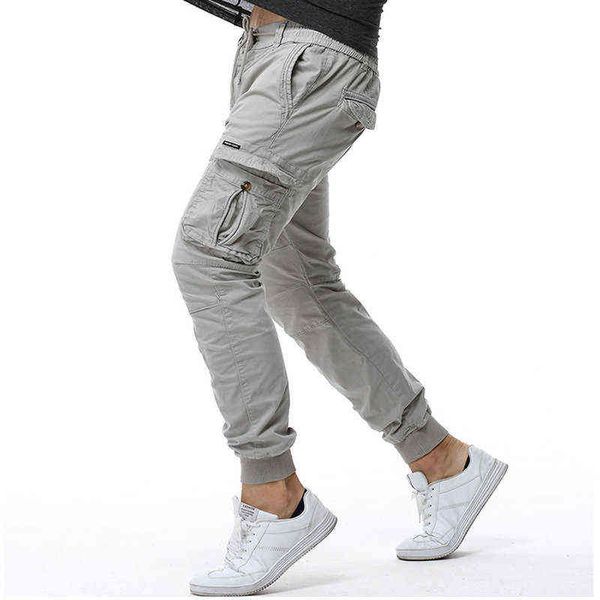 2020 pantaloni cargo in cotone da uomo con fascia alla caviglia pantaloni da jogging slim casual da uomo Pantalon Hombre G0104