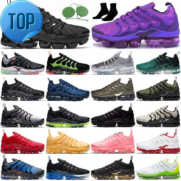 

tn plus running shoes men black white volt sunset cherry all red cool wolf grey neon green olive usa dark blue fury grape tns mens womens